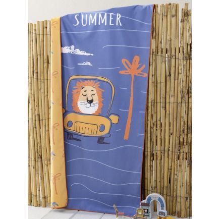 Πετσέτα Θαλάσσης Δϋο Όψεων Lion Trip Nima