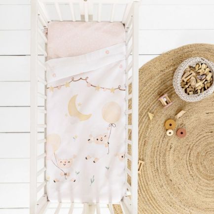 Σετ Σεντόνια Κούνιας (120x170) Little Sheep Nima Bebe