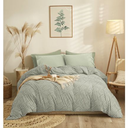 Σετ Σεντόνια Υπέρδιπλα Με Λάστιχο (205x260) Marta Marty Sage Cokitex