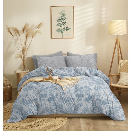 Σετ Σεντόνια Υπέρδιπλα (230x260) Marta Nala Denim Cokitex