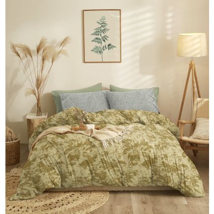 Σετ Σεντόνια Μονά Με Λάστιχο (165x260) Marta Nala Sage Cokitex