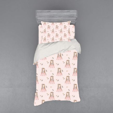 Σετ Σεντόνια Παιδικά Μονά (170x260) Princess Άστρον