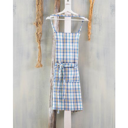 Ποδιά Ολόσωμη Βαμβακερή (60x85) Provence Μπλε Ρυθμός