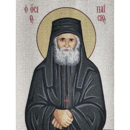 Πίνακας σε Καμβά Κεντήματος Όσιος Παΐσιος 50Χ60 14.106