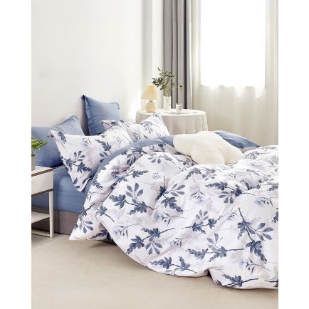 Σετ Σεντόνια Βαμβακοσατέν Spirit Violet Υπέρδιπλα 230Χ260 Ρυθμός