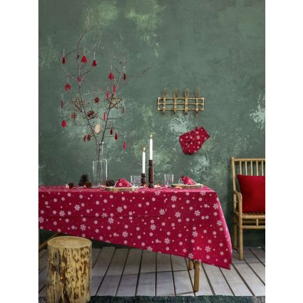 Τραβέρσα Χριστουγεννιάτικη Βαμβακερή (48x150) Jolly Nima Home