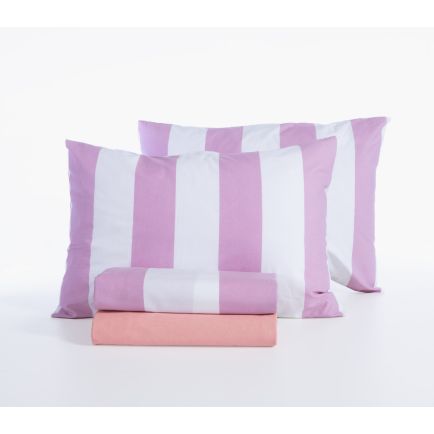 Σετ Σεντόνια Υπέρδιπλα (240x270) Vertia Mauve Nef-Nef