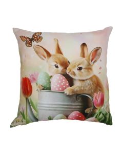 Μαξιλαροθήκη Πασχαλινή (45x45) Τυπωτή 0324 Ilis Home