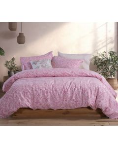 Σετ Σεντόνια Υπέρδιπλα Με Λάστιχο (160x200+35) Jetrix Berry Nef-Nef