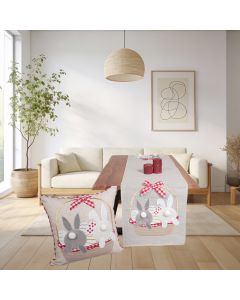 Τραβέρσα Πασχαλινή (40x170) Με Κέντημα 0809 Ilis Home