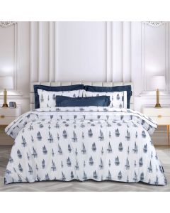 GREENWICH POLO CLUB ΣΕΤ ΣΕΝΤΟΝΙΑ ΥΠΕΡΔΙΠΛΑ ESSENTIAL 2183 ΛΕΥΚΟ, ΜΠΛΕ