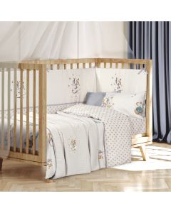 GREENWICH POLO CLUB ΚΟΥΒΕΡΤΑ ΠΙΚΕ 110Χ150 ΒΑΒΥ 8840 ΓΚΡΙ, ΛΕΥΚΟ