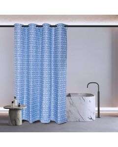 GREENWICH POLO CLUB ΚΟΥΡΤΙΝΑ ΜΠΑΝΙΟΥ 200Χ180 ESSENTIAL 3119 DUSTY BLUE