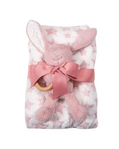 GREENWICH POLO CLUB ΚΟΥΒΕΡΤΑ FLEECE 75X100 ΒΑΒΥ 8845 PINK, WHITE