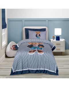 GREENWICH POLO CLUB JUNIOR ΚΟΥΒΕΡΤΑ FLEECE 8838 BLUE, WHITE