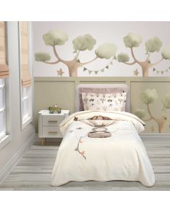 GREENWICH POLO CLUB ΚΟΥΒΕΡΤΑ VELOUR JUNIOR ESSENTIAL 8860 TAUPE