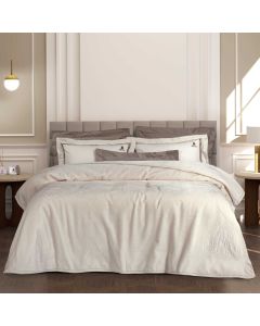 GREENWICH POLO CLUB ΚΟΥΒΕΡΤΑ VELOUR ΥΠΕΡΔΙΠΛH 3441 ΛΕΥΚΟ