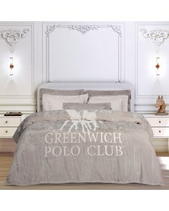 GREENWICH POLO CLUB ΚΟΥΒΕΡΤΑ FLEECE 160X220 ESSENTIAL 3490 TAUPE