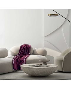 GREENWICH POLO CLUB ΚΟΥΒΕΡΤΑ ΚΑΝΑΠΕ FLEECE 130Χ170 ESSENTIAL 4440 BORDEAUX