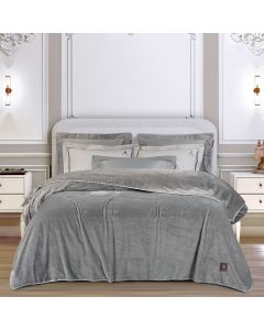 GREENWICH POLO CLUB ΚΟΥΒΕΡΤΑ FLEECE 220X240 ESSENTIAL 4439 GREY