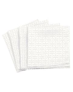 GREENWICH POLO CLUB ΣΕΤ ΠΕΤΣΕΤΕΣ ΦΑΓΗΤΟΥ 40Χ40 3006 WHITE