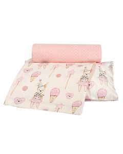 GREENWICH POLO CLUB ΣΕΤ ΣΕΝΤΟΝΙΑ ΚΟΥΝΙΑΣ ESSENTIAL 8859 IVORY, PINK