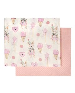 GREENWICH POLO CLUB ΣΕΤ ΣΕΝΤΟΝΙΑ ΛΙΚΝΟΥ ΒΑΒΥ ESSENTIAL 8859 IVORY, PINK