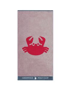 GREENWICH POLO CLUB ΠΕΤΣΕΤΑ ΘΑΛΑΣΣΗΣ 70Χ140 3661 ΓΚΡΙ, ΚΟΚΚΙΝΟ