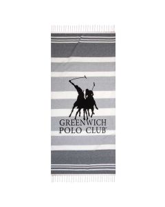 GREENWICH POLO CLUB ΠΕΤΣΕΤΑ-ΠΑΡΕΟ 80Χ170 3841 ΓΚΡΙ