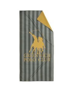 GREENWICH POLO CLUB ΠΕΤΣΕΤΑ ΘΑΛΑΣΣΗΣ 80Χ170 ESSENTIAL 5217 GREY, OCHRE
