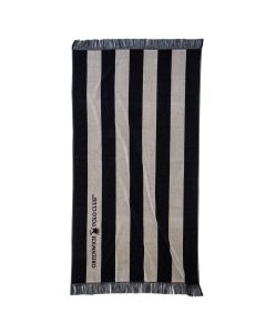 GREENWICH POLO CLUB ΠΕΤΣΕΤΑ ΘΑΛΑΣΣΗΣ 90Χ170 3727 ΜΑΥΡΟ, ΜΠΕΖ