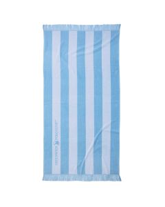 GREENWICH POLO CLUB ΠΕΤΣΕΤΑ ΘΑΛΑΣΣΗΣ 90Χ170 3728 ΓΑΛΑΖΙΟ, ΛΕΥΚΟ