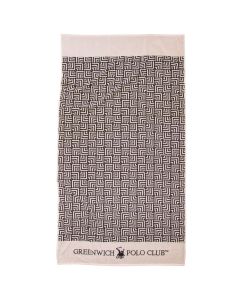 GREENWICH POLO CLUB ΠΕΤΣΕΤΑ ΘΑΛΑΣΣΗΣ 90Χ170 3732 ΕΚΡΟΥ, ΜΑΥΡΟ
