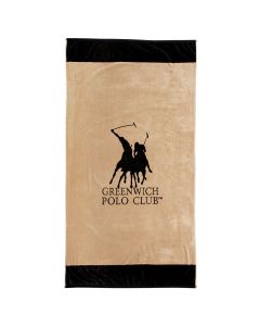 GREENWICH POLO CLUB ΠΕΤΣΕΤΑ ΘΑΛΑΣΣΗΣ 90Χ170 4046 BLACK, TAUPE