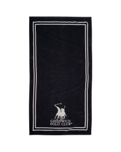 GREENWICH POLO CLUB ΠΕΤΣΕΤΑ ΘΑΛΑΣΣΗΣ 90Χ170 4049 BLACK, CREAM