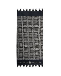 GREENWICH POLO CLUB ΠΕΤΣΕΤΑ-ΠΑΡΕΟ 90Χ170 4056 BLACK, GREY