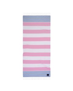 GREENWICH POLO CLUB ΠΕΤΣΕΤΑ-ΠΑΡΕΟ 80Χ180 3814 ΜΠΛΕ, ΡΟΖ