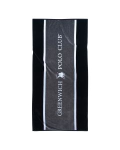 GREENWICH POLO CLUB ΠΕΤΣΕΤΑ ΘΑΛΑΣΣΗΣ 90Χ180 3865 ΓΚΡΙ, ΛΕΥΚΟ, ΜΑΥΡΟ