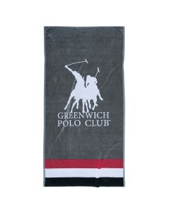 GREENWICH POLO CLUB ΠΕΤΣΕΤΑ ΘΑΛΑΣΣΗΣ 90Χ180 3867 ΓΚΡΙ, ΚΟΚΚΙΝΟ, ΛΕΥΚΟ