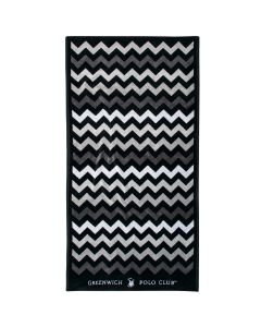GREENWICH POLO CLUB ΠΕΤΣΕΤΑ ΘΑΛΑΣΣΗΣ 90Χ180 4007 BLACK, GREY