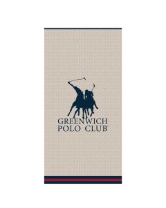 GREENWICH POLO CLUB ΠΕΤΣΕΤΑ ΘΑΛΑΣΣΗΣ 90Χ180 ESSENTIAL 5226 BLUE, TAUPE