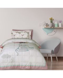 DAS KIDS ΠΑΠΛΩΜΑ ΜΟΝΟ 4915 LIGHT BLUE, MINT, PINK