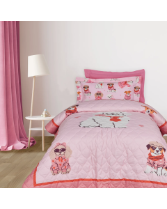 DAS KIDS ΚΟΥΒΕΡΛΙ ΜΟΝΟ 4938 PINK
