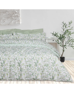 DAS HOME ΚΟΥΒΕΡΛΙ ΥΠΕΡΔΙΠΛΟ DAILY 3173 GREEN, WHITE