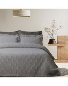 DAS HOME ΚΟΥΒΕΡΤΟΡΙΟ KING HAPPY 0287 GREY