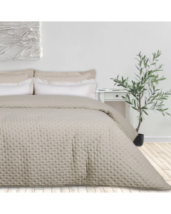 DAS HOME ΚΟΥΒΕΡΛΙ KING HAPPY 9652 LIGHT TAUPE