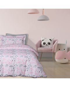 DAS KIDS ΣΕΤ ΠΑΠΛΩΜΑΤΟΘΗΚΗ ΜΟΝΗ 4878 ΓΚΡΙ, ΛΕΥΚΟ, ΡΟΖ