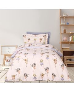 DAS KIDS ΣΕΤ ΠΑΠΛΩΜΑΤΟΘΗΚΗ ΜΟΝΗ 4913 LILAC, PINK