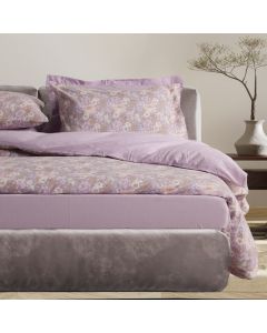 DAS HOME ΣΕΤ ΠΑΠΛΩΜΑΤΟΘΗΚΗ ΜΟΝΗ HAPPY FLANNEL 9682 GREY, LILAC