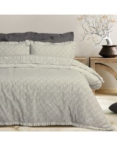 DAS HOME ΣΕΤ ΠΑΠΛΩΜΑΤΟΘΗΚΗ ΥΠΕΡΔΙΠΛΗ DAILY 3180 BEIGE, BLACK